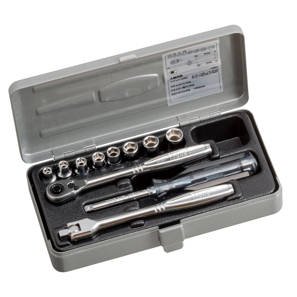 TONE前田 套筒扳手套装（英寸尺寸）1850