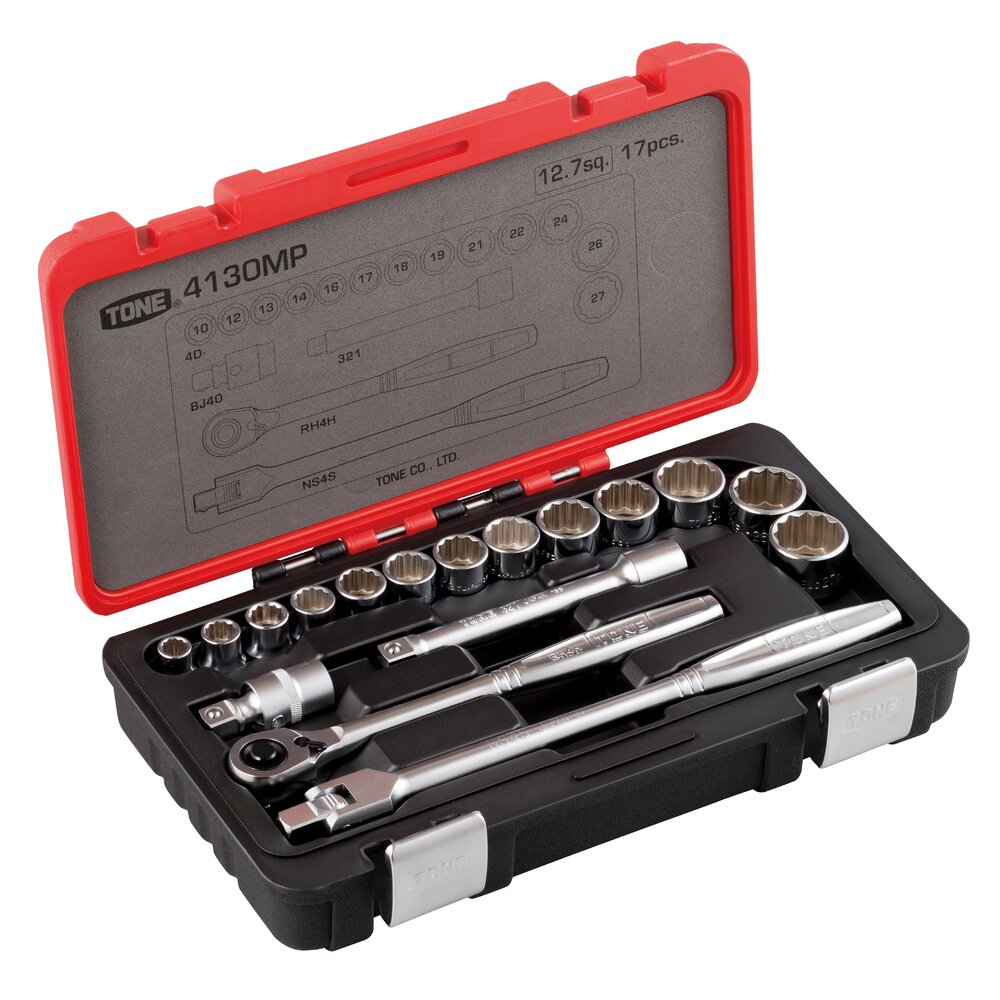 TONE前田 套筒扳手套装4130MP