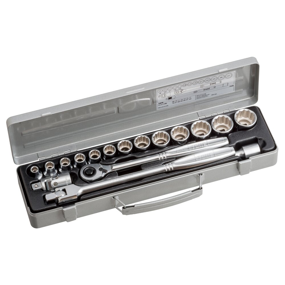 TONE前田 套筒扳手套装750M