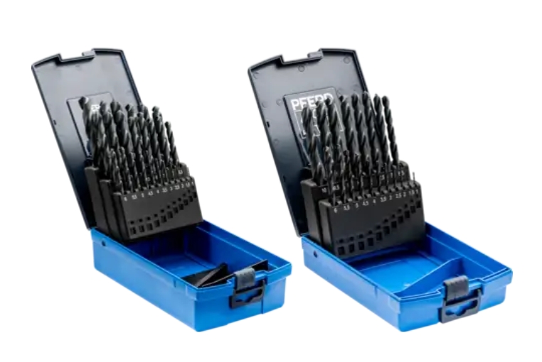 德国PFERD马圈螺旋钻机套装SET SPB DIN 338 HSSG N 1-13 STEEL 25TLG