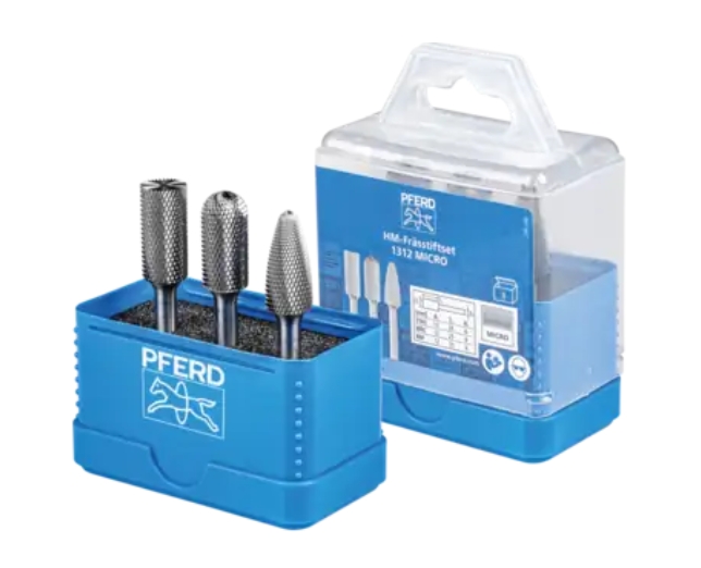 德国PFERD马圈碳化钨磨盘套装SET 1312 MICRO 3TLG