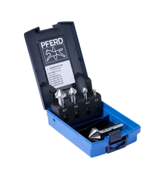 德国PFERD马圈埋头刀具SET KES HSSE DIN 335 C90° 3TLG