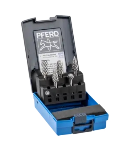 德国PFERD马圈碳化钨磨盘套装SET 1812 STEEL 5TLG