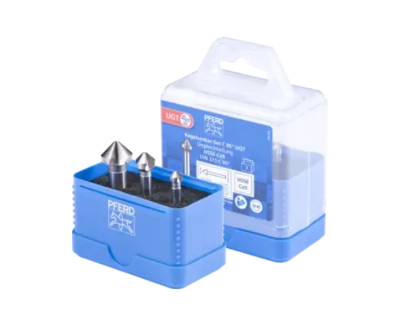 德国PFERD马圈高性能工具SET UGT HSSE DIN 335 C90° 3TLG