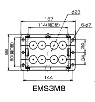 日本Sankei三桂 引出板 EMS3M4 LG