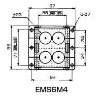 日本Sankei三桂 引出板 EMS6M4 LG