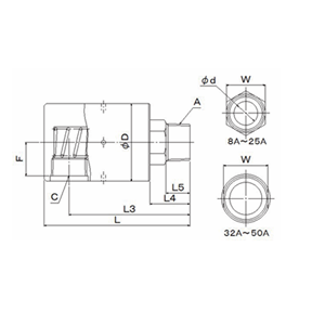 日本SGK昭和技研 旋转接头RXE 1008S