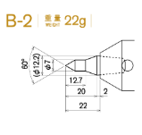 日本KABUTO 标准化淬火头 B-2