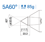 日本KABUTO 标准淬火头 5A60°