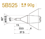 日本KABUTO 标准淬火头 5B525