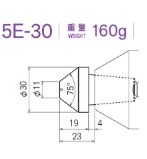 日本KABUTO 标准淬火头 5E-30