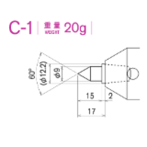 日本KABUTO 标准化淬火头 C-1