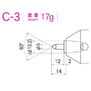 日本KABUTO 标准化淬火头 C-3