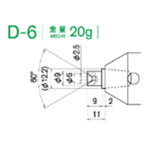 日本KABUTO 标准化淬火头 D-6