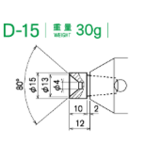 日本KABUTO 标准化淬火头 D-15