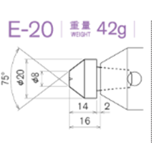 日本KABUTO 标准化淬火头 E-20