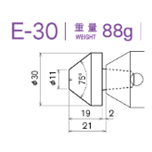 日本KABUTO 标准化淬火头 E-30