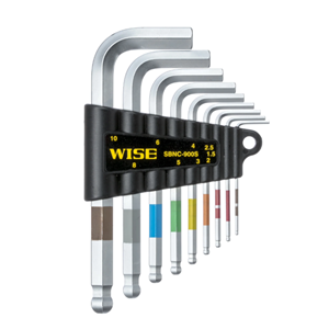 日本WISE穗禾 球尖六角扳手（短型）SBNC-100S