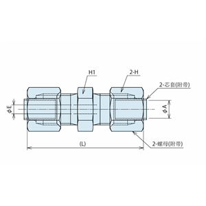 KOSMEK考世美 直筒接头 9UKUA0600E