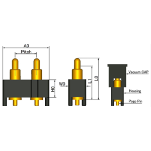 日本TESPRO 弹簧针连接器 PP-B180-L048-00T