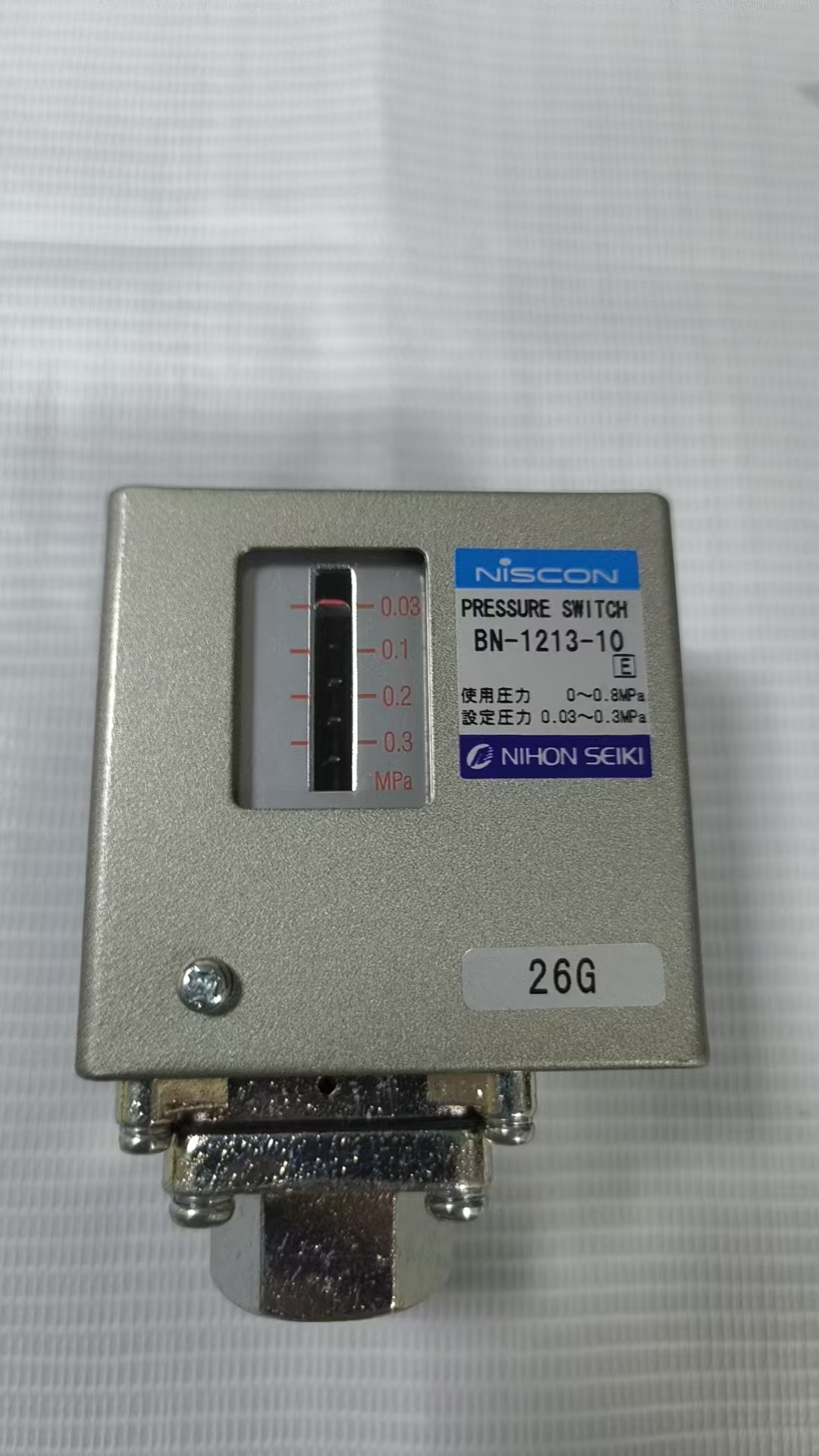 江崎中部地区办事处推荐 日本NISCON精器  压力开关 BN-1213-10