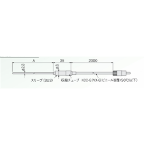 ASONE亚速旺 防滴型热电偶 DGT0025